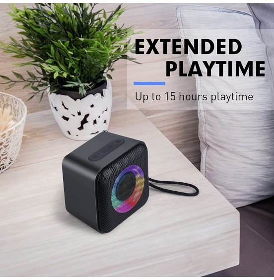 IPX7 Waterproof Portable Bluetooth Speaker, Sewowibo Wireless Bluetooth 5.1 Speaker with LED Light Show Rich Stereo Bass, Micro SD 24H Playtime, Outdoor Party Speaker TWS for Travel Beach Pool Shower IPX7 Waterproof Portable Bluetooth Speaker, Sewowibo Wireless Bluetooth 5.1 Speaker with LED Light Show Rich Stereo Bass, Micro SD 24H Playtime, Outdoor Party Speaker TWS for Travel Beach Pool Shower